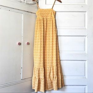 Golden Yellow Tiered Sundress